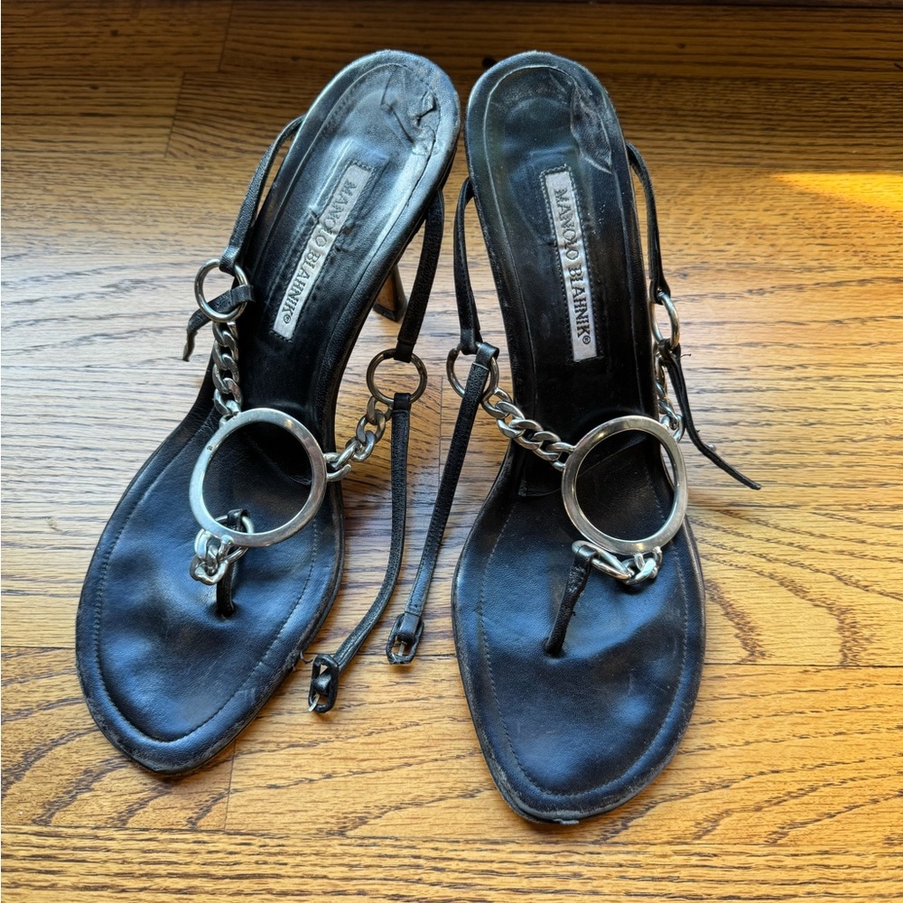Manolo Blahnik sandals. Size 10/ 40